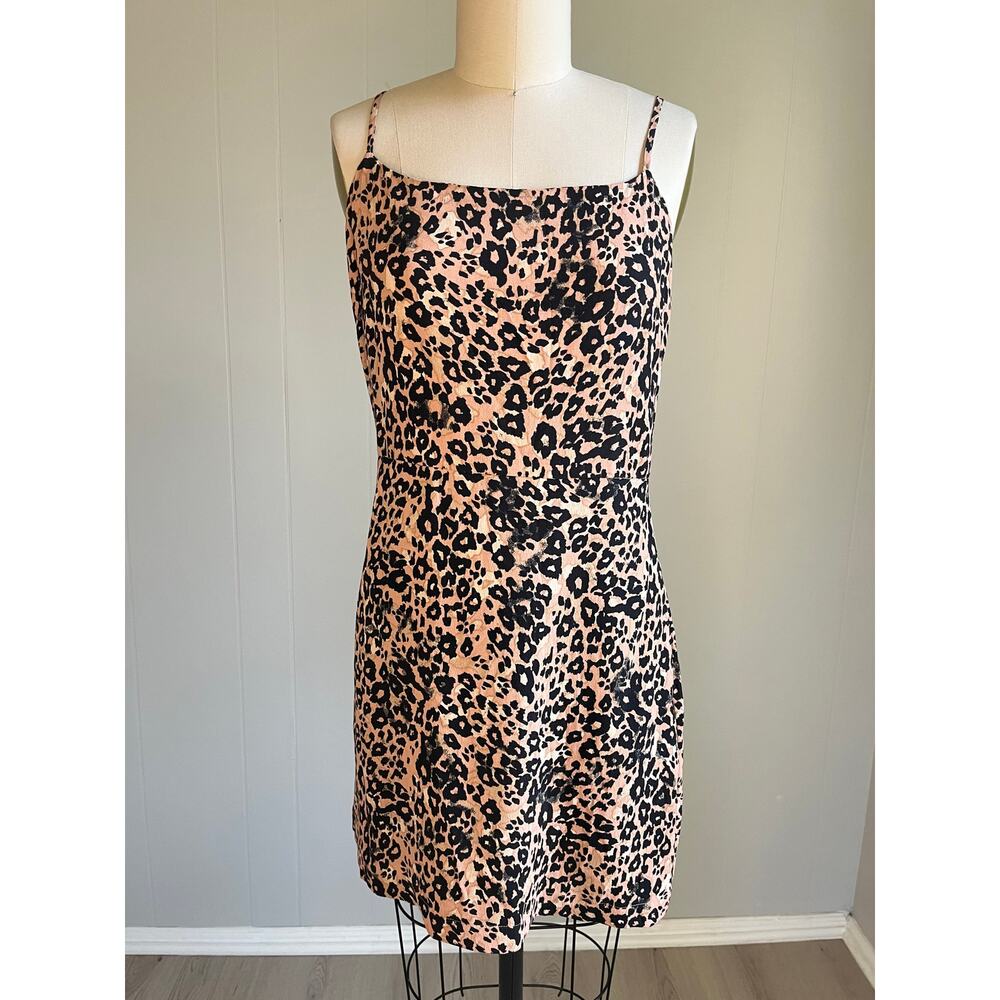 Aritzia Wilfred Isabelle Leopard Print Mini Slip … - image 2